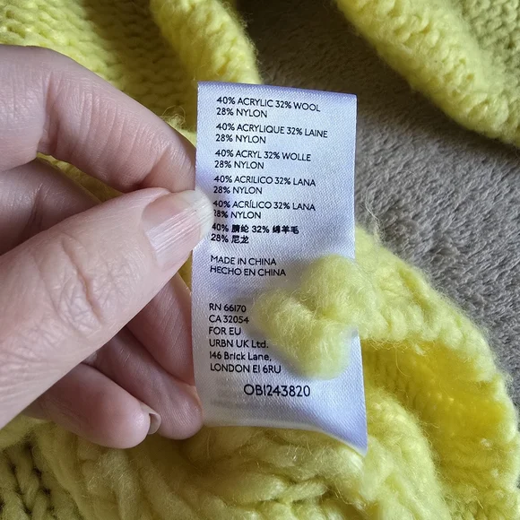 Anthropologie Maeve Cecile Bow-Back Sweater Bright Yellow Size XS - Picture 16 of 16